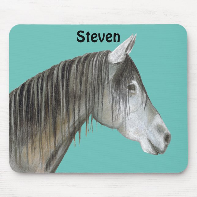 Graupferd Mousepad (Vorne)
