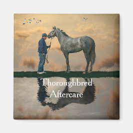 Graupferd und Groom OTTB Magnet