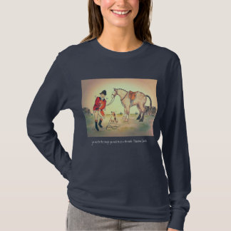 Graupferde jagen lange Ärmel T-Shirt