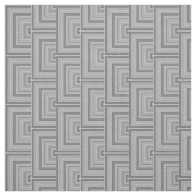 Grauquadratische Waage Stoff (Muster)