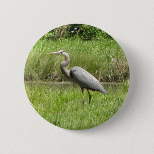 Graureiher Button