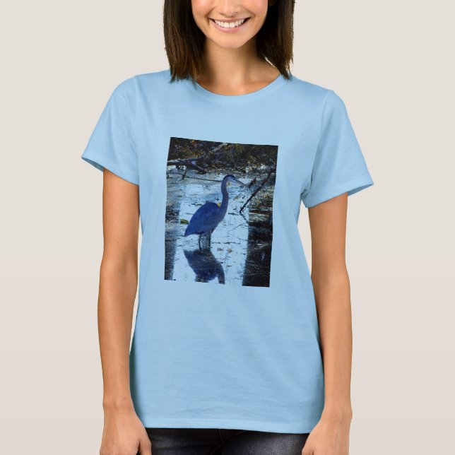 Graureiher T-Shirt (Vorderseite)
