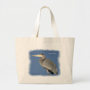Graureiher-Tasche Jumbo Stoffbeutel
