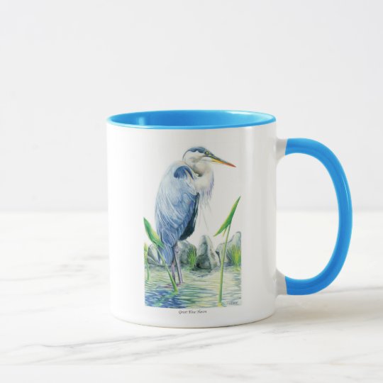 Graureiher Tasse