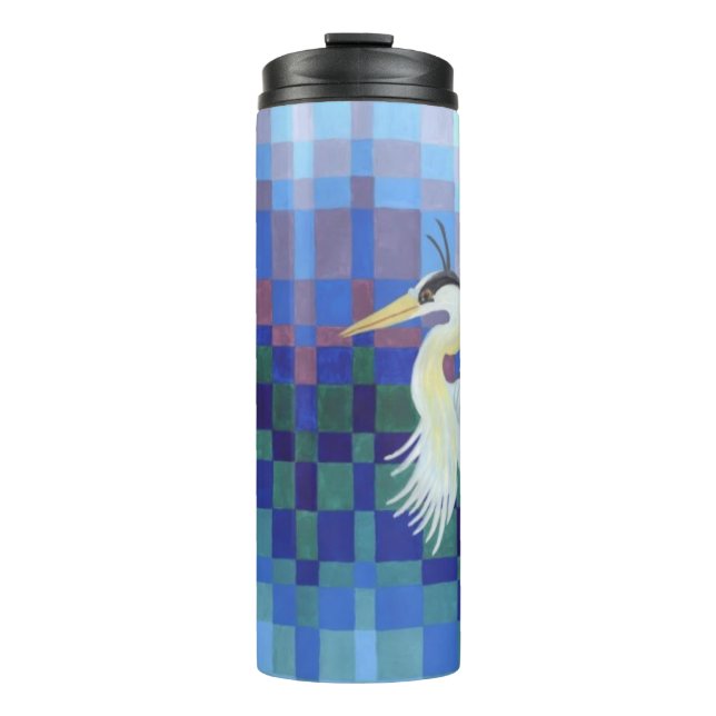 Graureiher Thermosbecher (Vorderseite)
