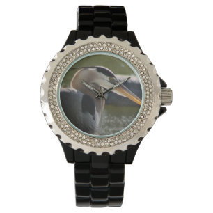 Graureiher-Uhr Armbanduhr