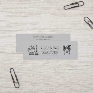 Graureinigungsunternehmen Mini Visitenkarte
