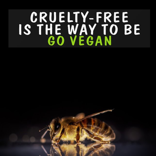 Grausam frei ist der Weg, um Veganer Aktivismus zu Autoaufkleber (Von Creator hochgeladen)