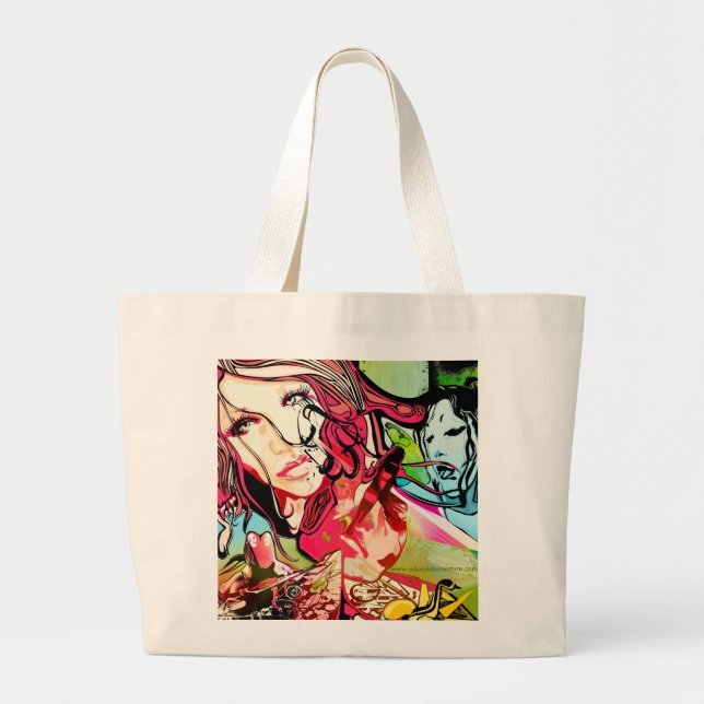 Grausames Experiment, Handtasche Jumbo Stoffbeutel (Vorne)