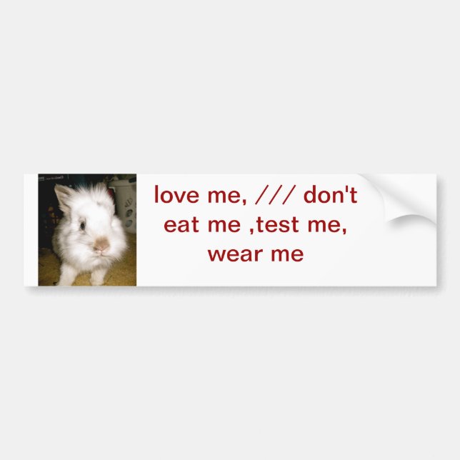 Grausamkeit geben frei autoaufkleber (Vorne)