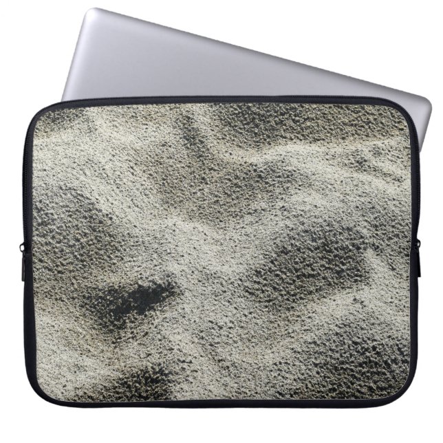 Grausand Laptopschutzhülle (Vorderseite)