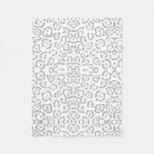 Grauschneedecke Katze Fleecedecke