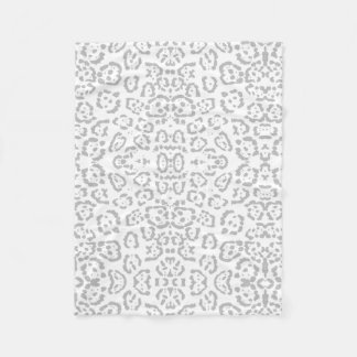 Grauschneedecke Katze Fleecedecke