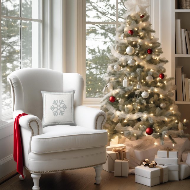 Grauschneeflocke Kissen (Von Creator hochgeladen)