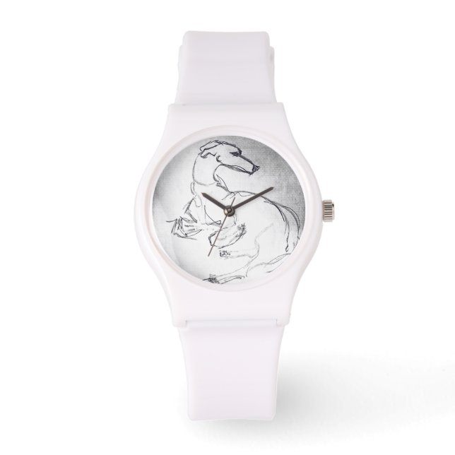 Grauschwanz-Lieblingssport-Uhr Armbanduhr (Vorderseite)