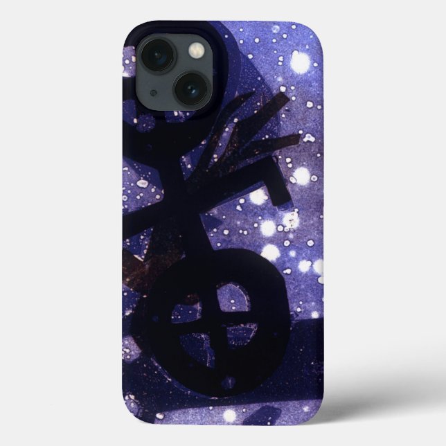 Grauschwarz Case-Mate iPhone Hülle (Rückseite)