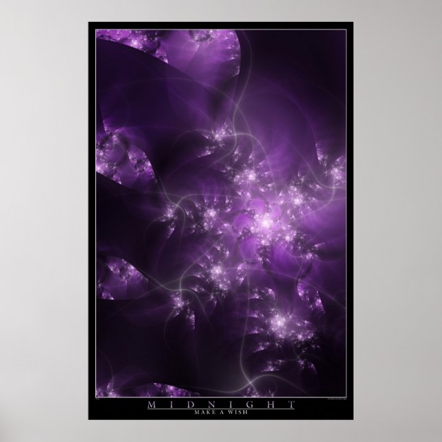 Grauschwarz Poster (Vorne)