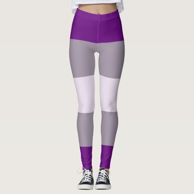 Grausexueller Stolz Leggings (Vorderseite)