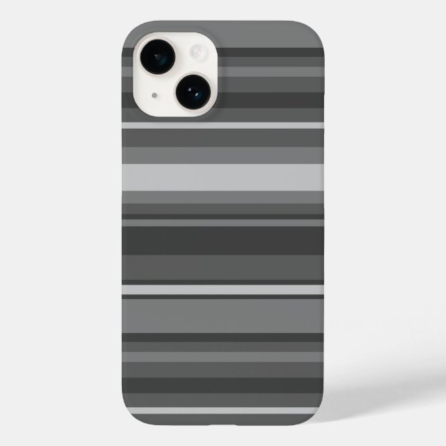 Graustreifen Case-Mate iPhone 14 Hülle (Rückseite)
