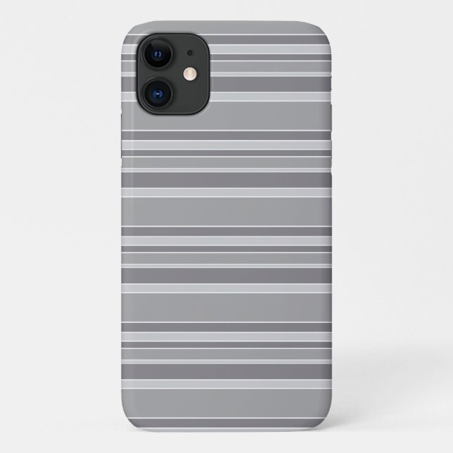 Graustreifen Case-Mate iPhone Hülle (Rückseite)