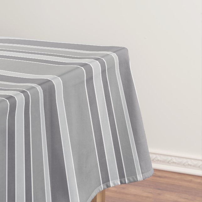 Graustreifen Tischdecke (Beispiel)