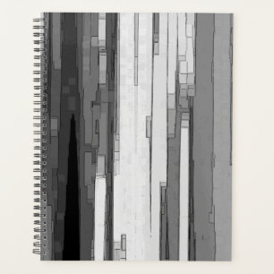 Graustufen-Abstrakt B&W-Kunst Planer