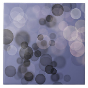 Graustufen-Bokeh-Kreis Fliese