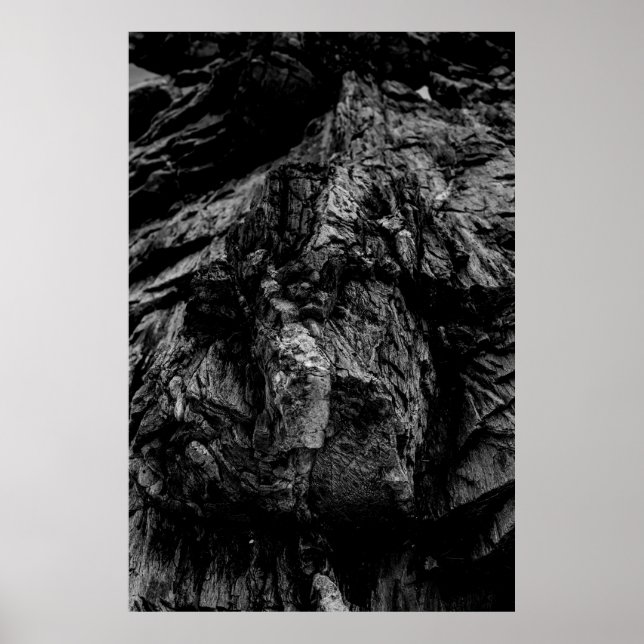 Graustufen-Foto Poster (Vorne)