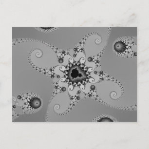 Graustufen-Oktopoden Postkarte