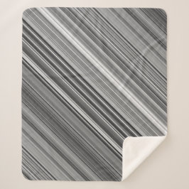 Graustufen-Streifen Sherpadecke