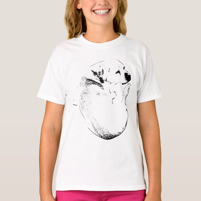 Graustufen T-Shirt (Vorderseite)