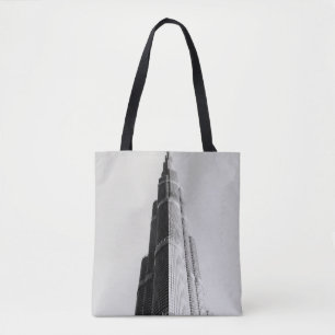 GRAUSTUFENFOTO EINES HOCHHAUSES TASCHE