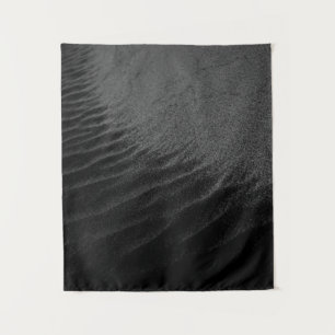 Graustufenfotografie von Sand Wandteppich