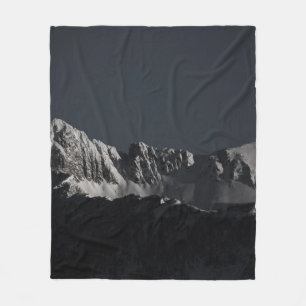 GRAUSTUFENFOTOGRAFIE VON SCHNEEBERG FLEECEDECKE