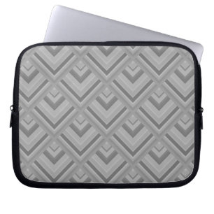 Graustufenmuster Laptopschutzhülle