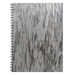 Grautextil Notizblock