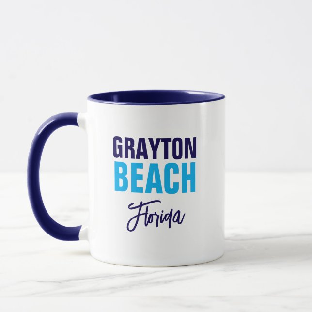 Grauton Beach Florida Kaffeetasse (Links)