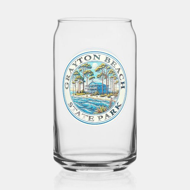 Grauton Beach Kann Glas (Vorderseite)