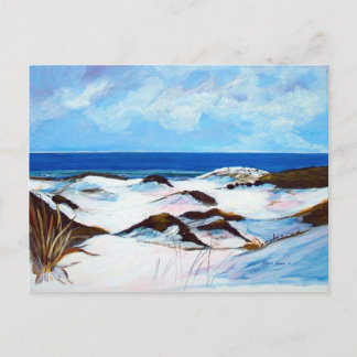 Grauton Dünen von Patricia Cameron Postkarte