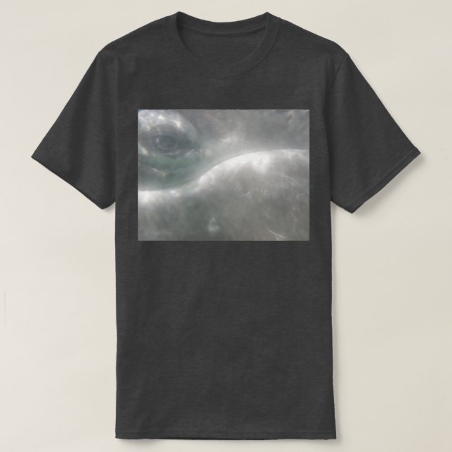 Grauwal, Kalb Auge 1 T-Shirt (Design vorne)