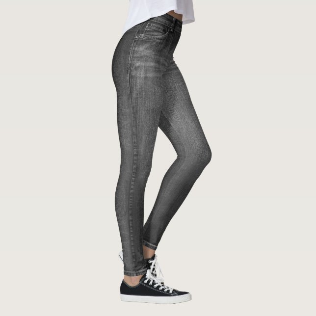 Grauwash-Leggings Leggings (Rechts)