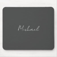 Grauweiße Handschrift Minimalistisch Ihren Namen