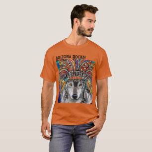 Grauwolf-Kunst T-Shirt