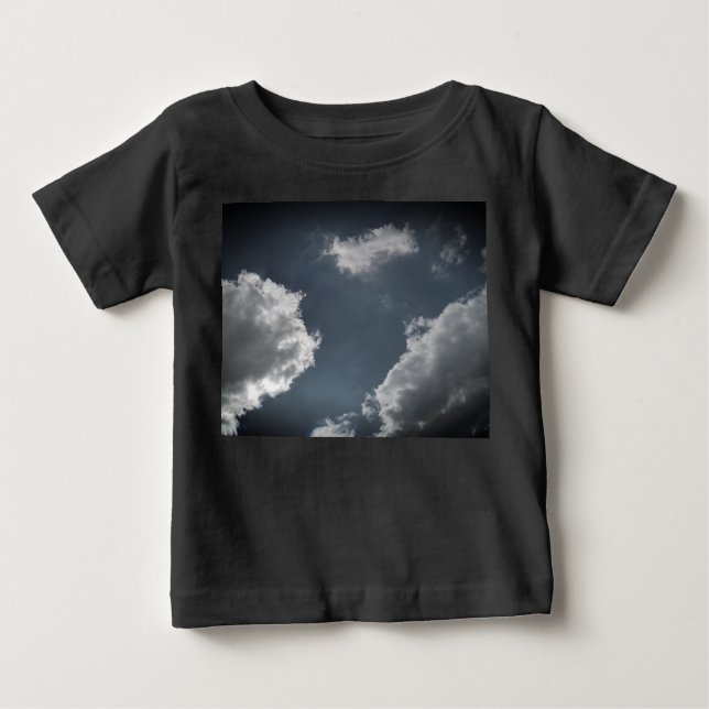 Grauwolken Baby T-shirt (Vorderseite)