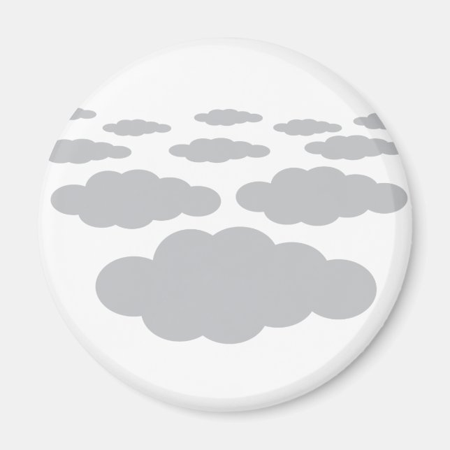Grauwolken Magnet (Vorne)