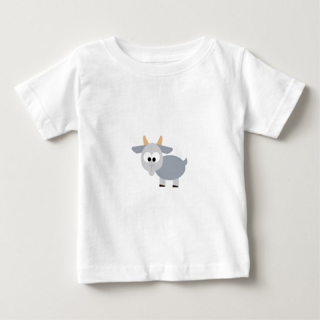 Grauziege Baby T-shirt (Vorderseite)