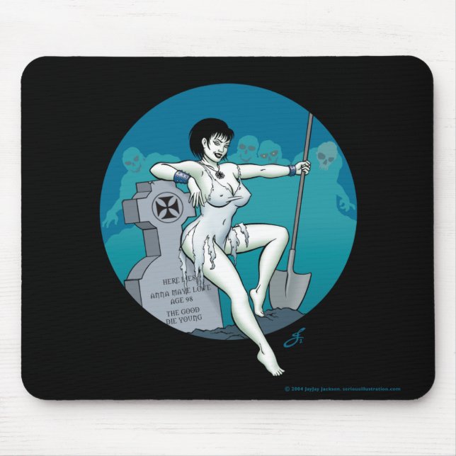 Grave Girl Mouse Pad Mousepad (Vorne)
