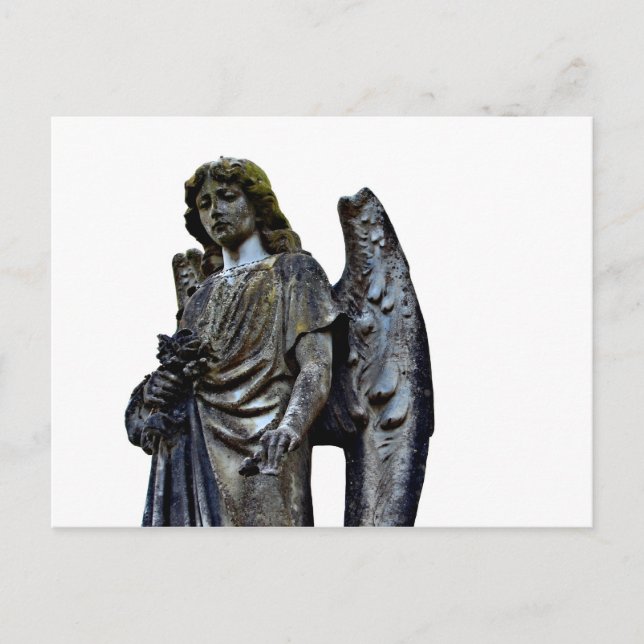 Grave Statue Postcard Postkarte (Vorderseite)