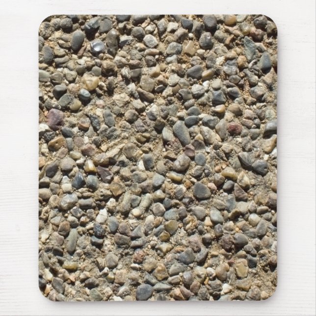 Gravel and Sand Realistic Texture Rock Fotografie Mousepad (Vorne)