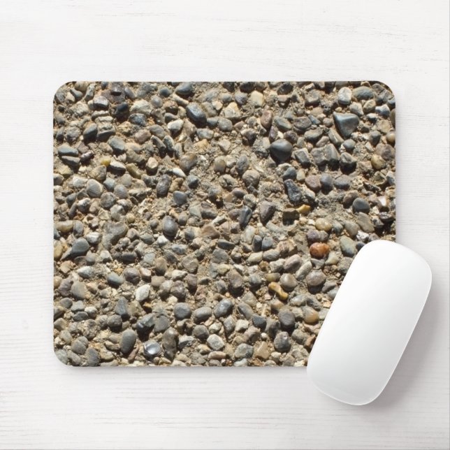 Gravel and Sand Realistic Texture Rock Fotografie Mousepad (Mit Mouse)